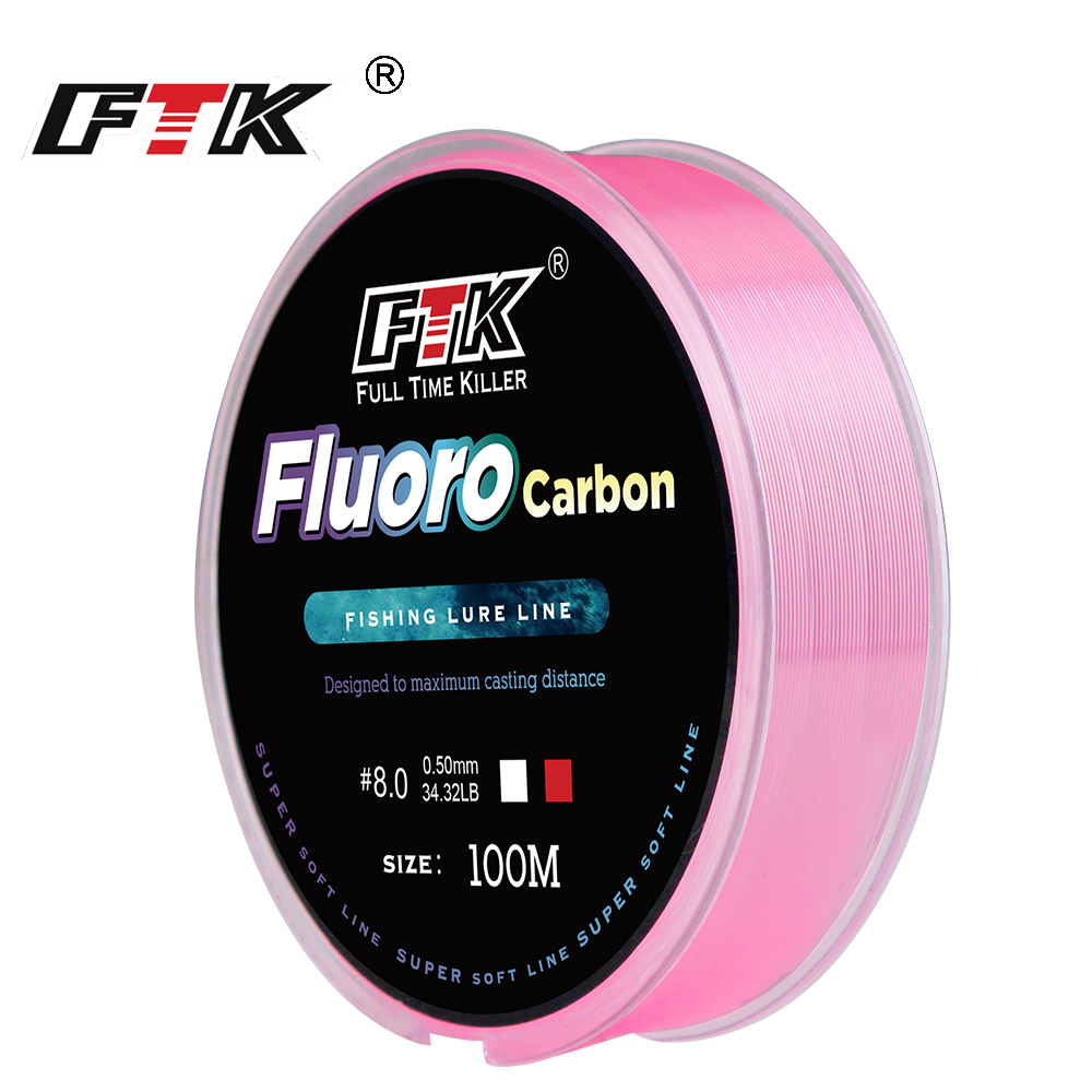 Fluorocarbon Line - FTK 100m 4.13-34.32LB Fluorocarbon Fishing Lure