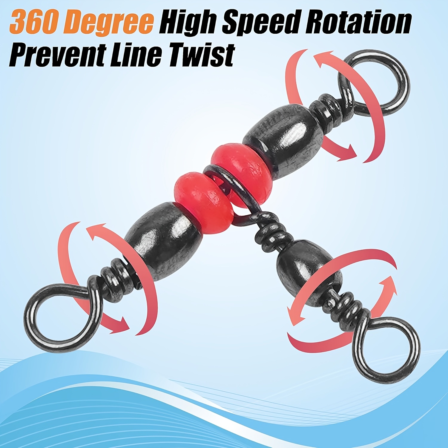 3 Three Way Swivels,Triple Swi - đánh giá và giá Monofilament Line