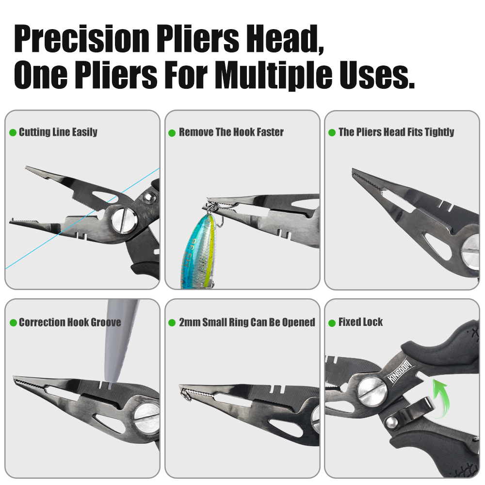 Kingdom Fishing Pliers Multifu - đánh giá và giá Fishing Line Cutter