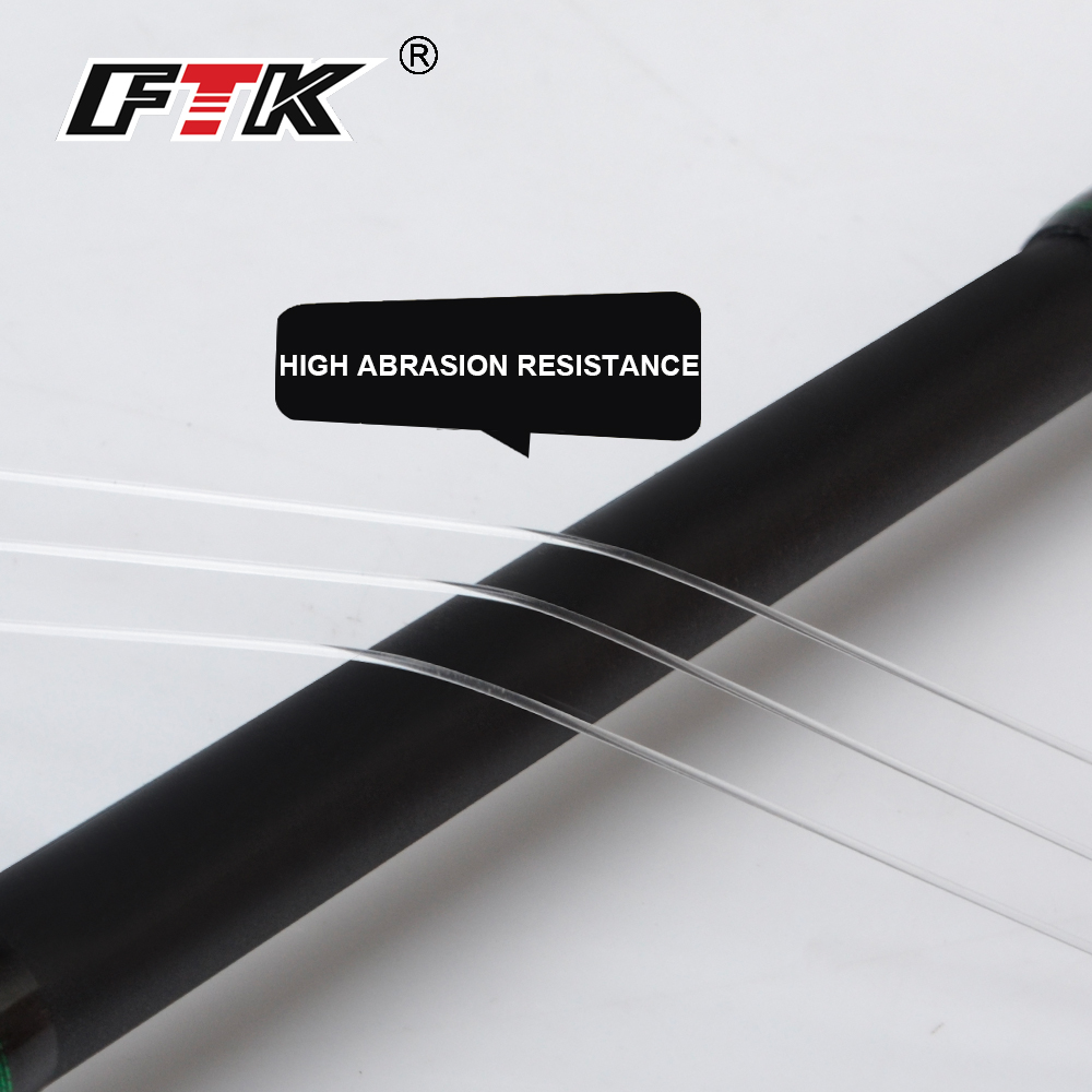 FTK 100M Fluorocarbon Dây Câu  - đánh giá và giá Leader Line