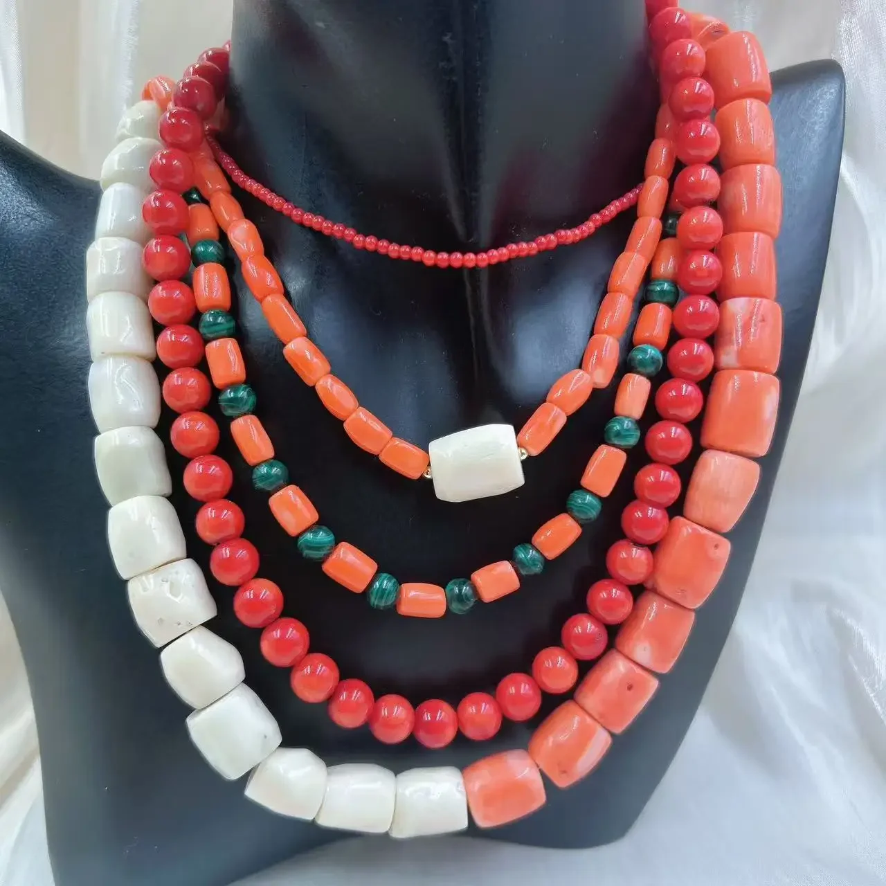 Orange Red Vintage Round Natur - đánh giá và giá Freshwater Line