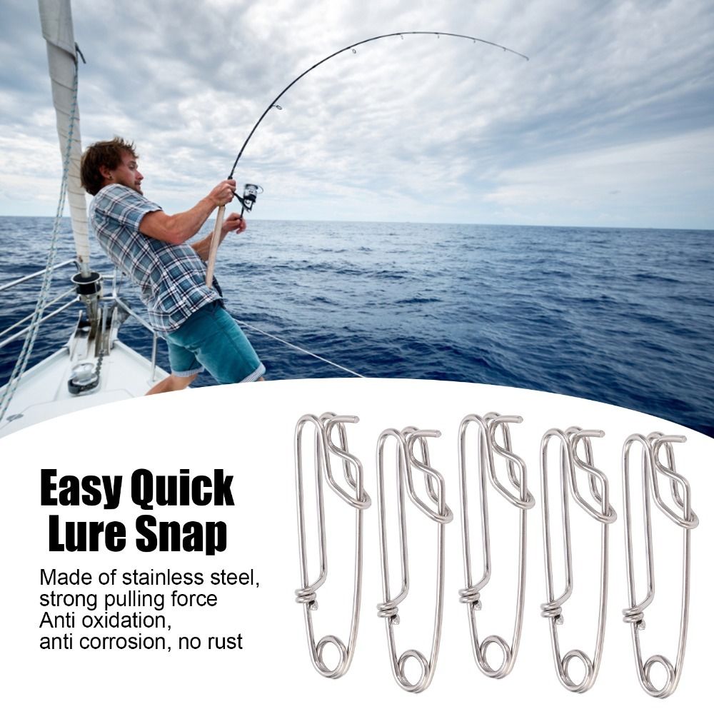 5PCS Durable Stainless Steel L - đánh giá và giá Saltwater Line